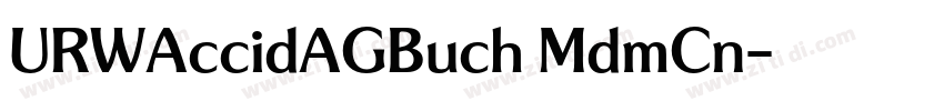 URWAccidAGBuch MdmCn字体转换